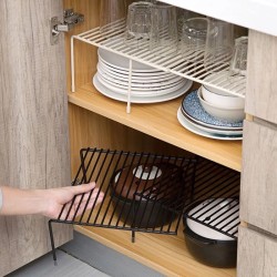 Expandable Shelf Raiser – Carbon Steel Multipurpose Organizer Expandable Shelf Raiser – Carbon Steel Multipurpose Organizer