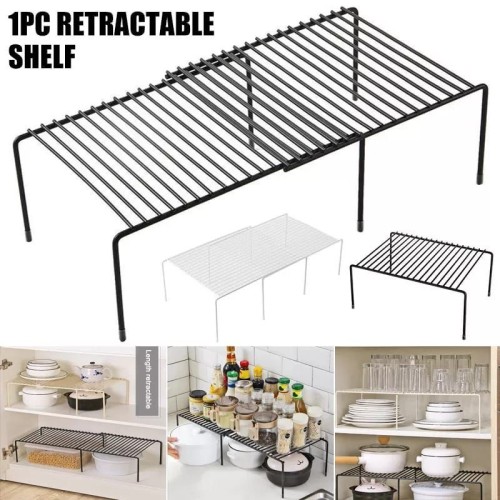 Expandable Shelf Raiser – Carbon Steel Multipurpose Organizer Expandable Shelf Raiser – Carbon Steel Multipurpose Organizer