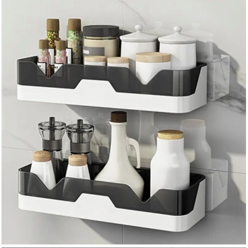 No-Drill Bathroom Shelf Organizer – Black Shower Rack No-Drill Bathroom Shelf Organizer – Black Shower Rack
