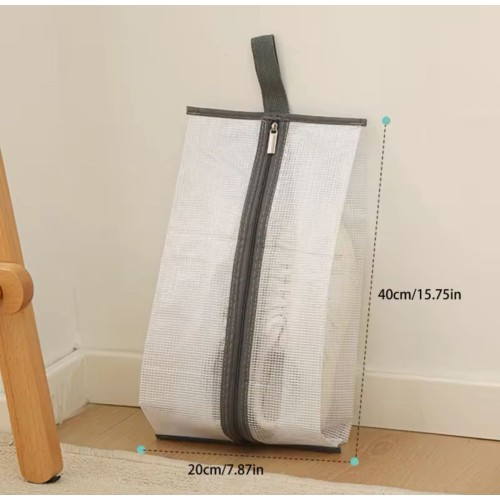 Dustproof Mesh Shoe Bag for Travel & Storage