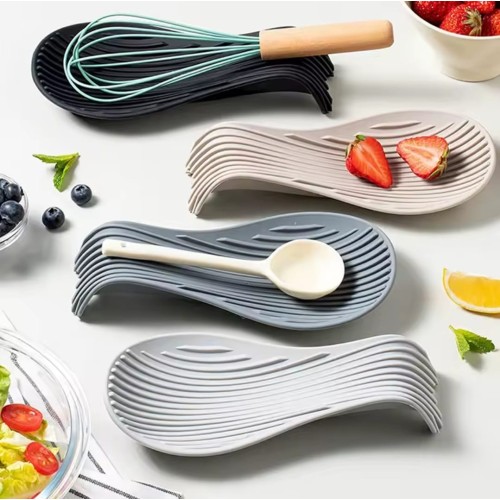 Flexible Spoon Rest – Heat Resistant Utensil Holder Flexible Spoon Rest – Heat Resistant Utensil Holder