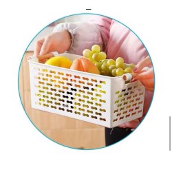 Multipurpose Storage Basket – White Organizer Box