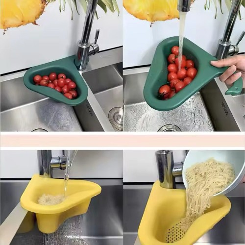 Kitchen Sink Strainer Drain Basket – Multifunctional Organizer