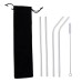 Reusable Stainless Steel Straws – 5 Pack with Brush Reusable Stainless Steel Straws – 5 Pack with Brush