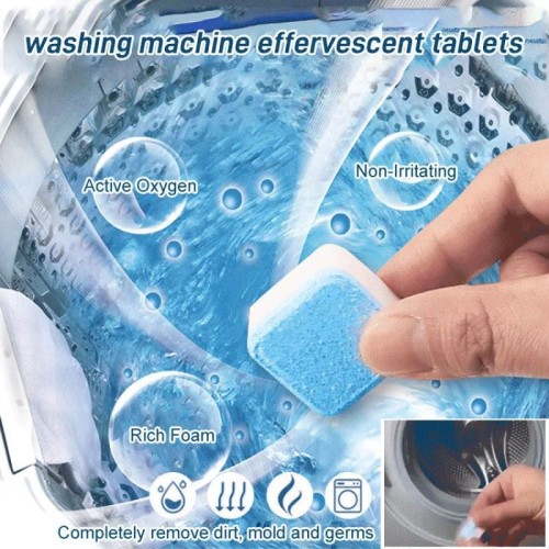 Washing Machine Cleaning Tablets – 12pcs Antibacterial Deep Cleaner