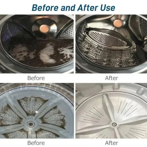 Washing Machine Cleaning Tablets – 12pcs Antibacterial Deep Cleaner
