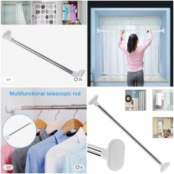 Adjustable Telescopic Rod – 110–200cm Shower/Clothing Use
