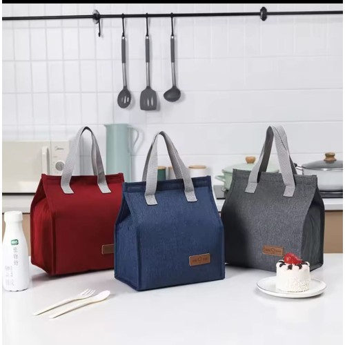 Insulated Lunch Bag – Oxford Fabric Tote for Food Storage Insulated Lunch Bag – Oxford Fabric Tote for Food Storage
