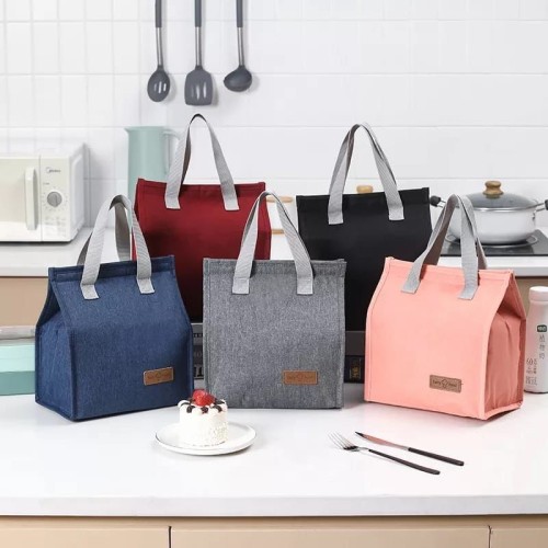 Insulated Lunch Bag – Oxford Fabric Tote for Food Storage Insulated Lunch Bag – Oxford Fabric Tote for Food Storage