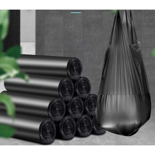 100pcs Garbage Bags – Durable Leak-Proof Trash Bags (45x60cm)