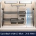 Adjustable 2-Tier Under-Sink Rack – Kitchen & Bathroom Organizer