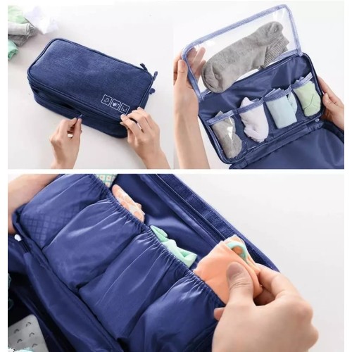 Portable Undergarments Organizer Bag – Waterproof Travel Storage