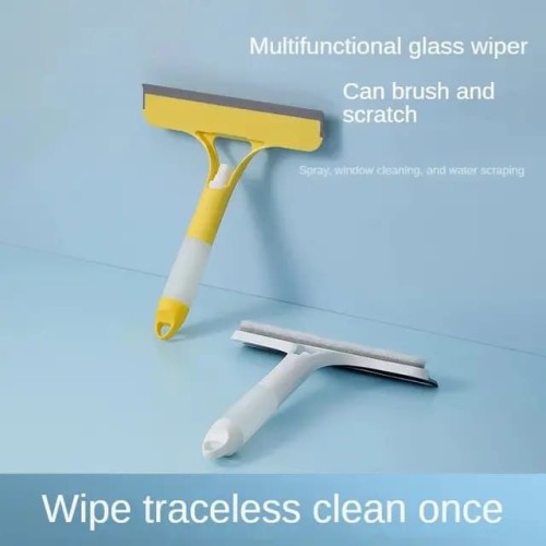 3-in-1 Car Glass Wiper Cleaner with Spray Bottle – Mirror & Window Squeegee 3-in-1 Car Glass Wiper Cleaner with Spray Bottle – Mirror & Window Squeegee