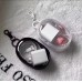 Clear Mini Zipper Storage Pouch with Cartoon Keychain – Toy & Gadget Organizer Clear Mini Zipper Storage Pouch with Cartoon Keychain – Toy & Gadget Organizer