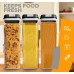 4pcs Acrylic Food Containers