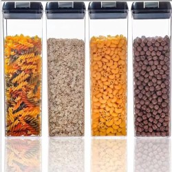 4pcs Acrylic Food Containers 4pcs Acrylic Food Containers