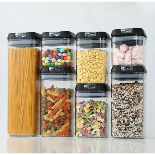 7pcs Acrylic Set Food Containers