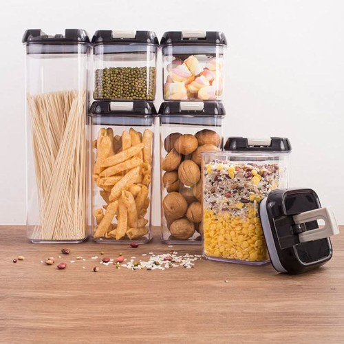 7pcs Acrylic Set Food Containers