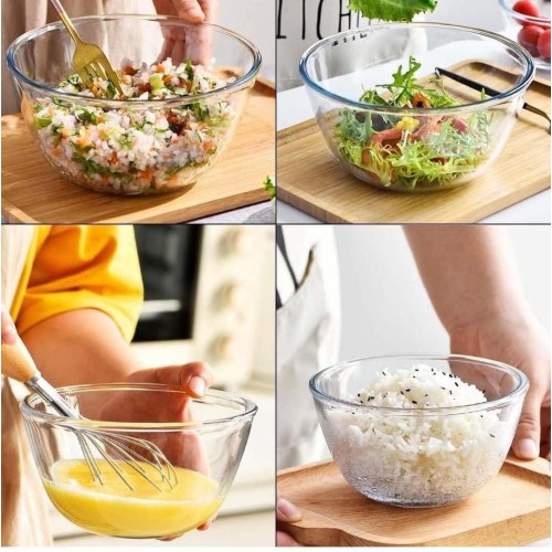 2700ML High Borosilicate Glass Bowl