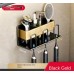Metallic Wall-Mounted Toothbrush/ Toothpaste Holder Metallic Wall-Mounted Toothbrush/ Toothpaste Holder