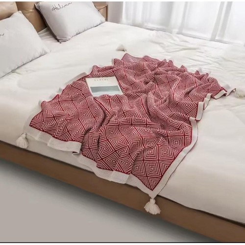 Bohemian Knitted Throw Blankets