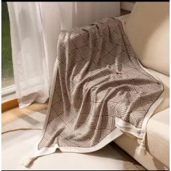 Bohemian Knitted Throw Blankets