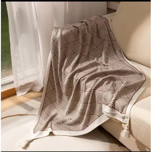 Bohemian Knitted Throw Blankets