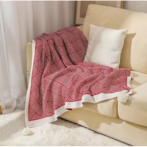 Bohemian Knitted Throw Blankets