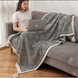 Bohemian Knitted Throw Blankets Bohemian Knitted Throw Blankets