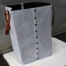 Foldable Laundry Basket With Leather Handles