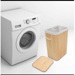 Foldable Bamboo Laundry Basket