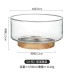 3700ML Multi-Purpose Large Serving Bowl With Acacia Base 3700ML Multi-Purpose Large Serving Bowl With Acacia Base