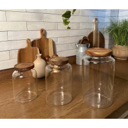 Large Capacity Borosilicate Glass Storage Jars