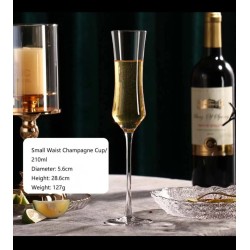 6Pcs Elegant Long Stem Crystal Wine & Champagne Flutes 6Pcs Elegant Long Stem Crystal Wine & Champagne Flutes