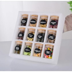 12Pcs Round Premium Spice Storage Jar Set 12Pcs Round Premium Spice Storage Jar Set