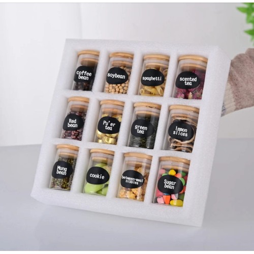 12Pcs Round Premium Spice Storage Jar Set 12Pcs Round Premium Spice Storage Jar Set