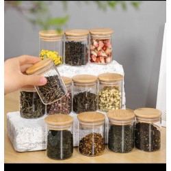 12Pcs Round Premium Spice Storage Jar Set