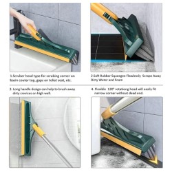 2-in-1 Floor Scrubbing Brush
