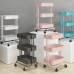 Multi-Functional Movable Trolley Storage Rack (Full Metallic) Multi-Functional Movable Trolley Storage Rack (Full Metallic)
