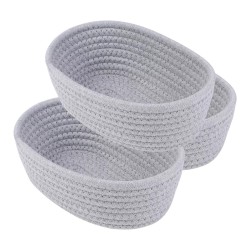 3pcs Oval Shaped Elegant Cotton Rope