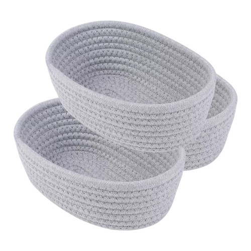 3pcs Oval Shaped Elegant Cotton Rope