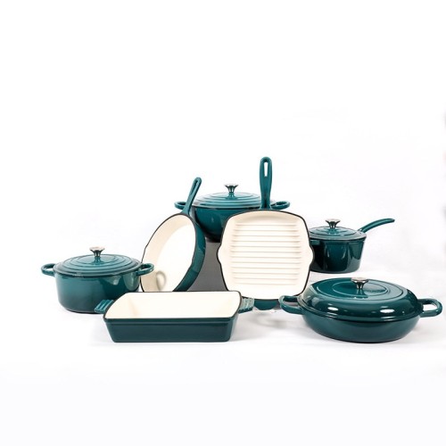 Enamel Cast Iron Cookware Set Enamel Cast Iron Cookware Set