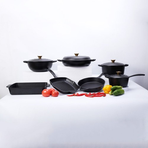 Enamel Cast Iron Cookware Set Enamel Cast Iron Cookware Set