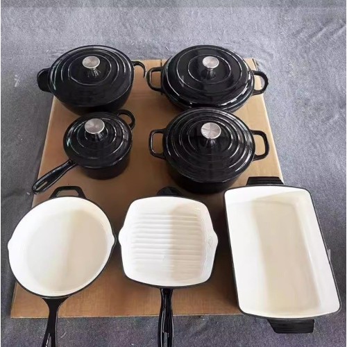 Enamel Cast Iron Cookware Set Enamel Cast Iron Cookware Set