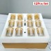 12pcs Round Glass Spice Jar Set with Bamboo Lids 12pcs Round Glass Spice Jar Set with Bamboo Lids