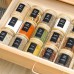 12pcs Round Glass Spice Jar Set with Bamboo Lids 12pcs Round Glass Spice Jar Set with Bamboo Lids