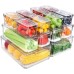14pcs Stackable Fridge Storage Organizer Set 14pcs Stackable Fridge Storage Organizer Set