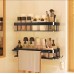 2pcs Aluminum Alloy Rectangular Shelf with Towel Holder 2pcs Aluminum Alloy Rectangular Shelf with Towel Holder