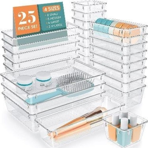 25pcs Set Drawer Organizers 25pcs Set Drawer Organizers