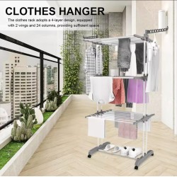 3-Layer Portable Cloth Drying Rack